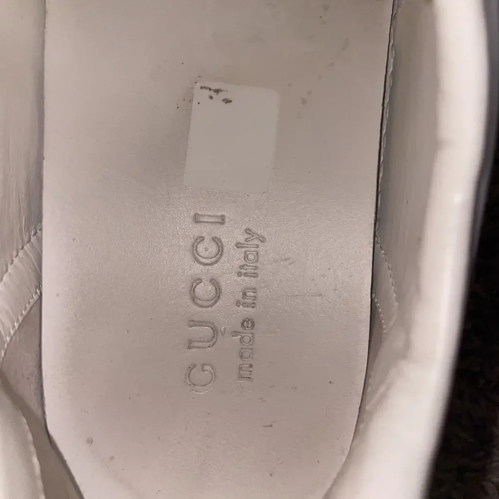 Gucci Ace Elastic Web Interlocking GG White Slip On Sneakers Men’s 9.5
